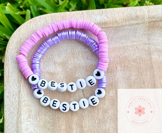 BESTIE PURPLE BRACELET SET