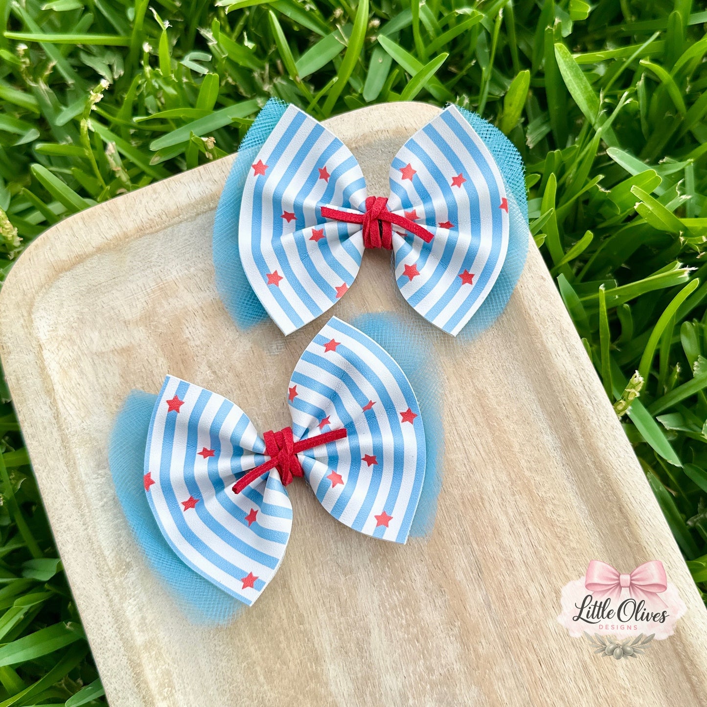 PATRIOTIC STAR STRIPE PIGGY SET