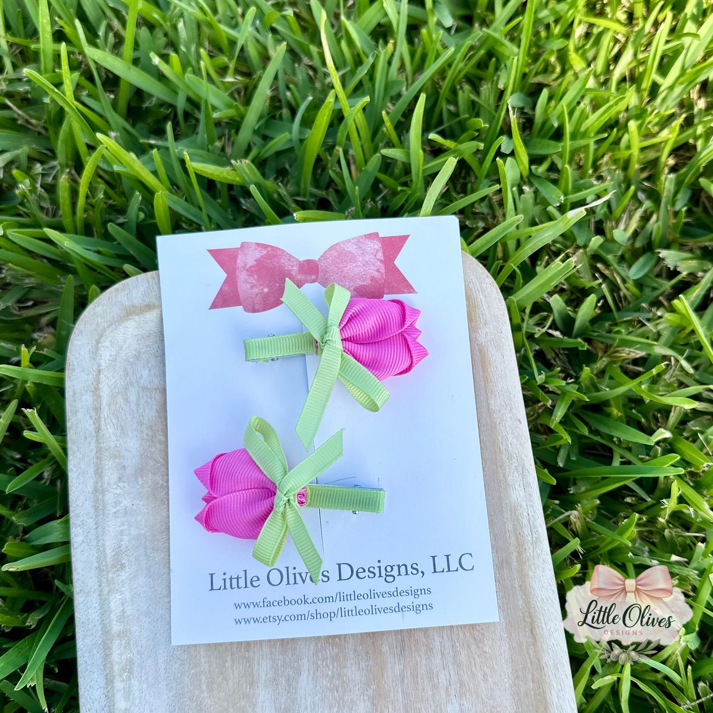 HOT PINK TULIP PIGGY SET