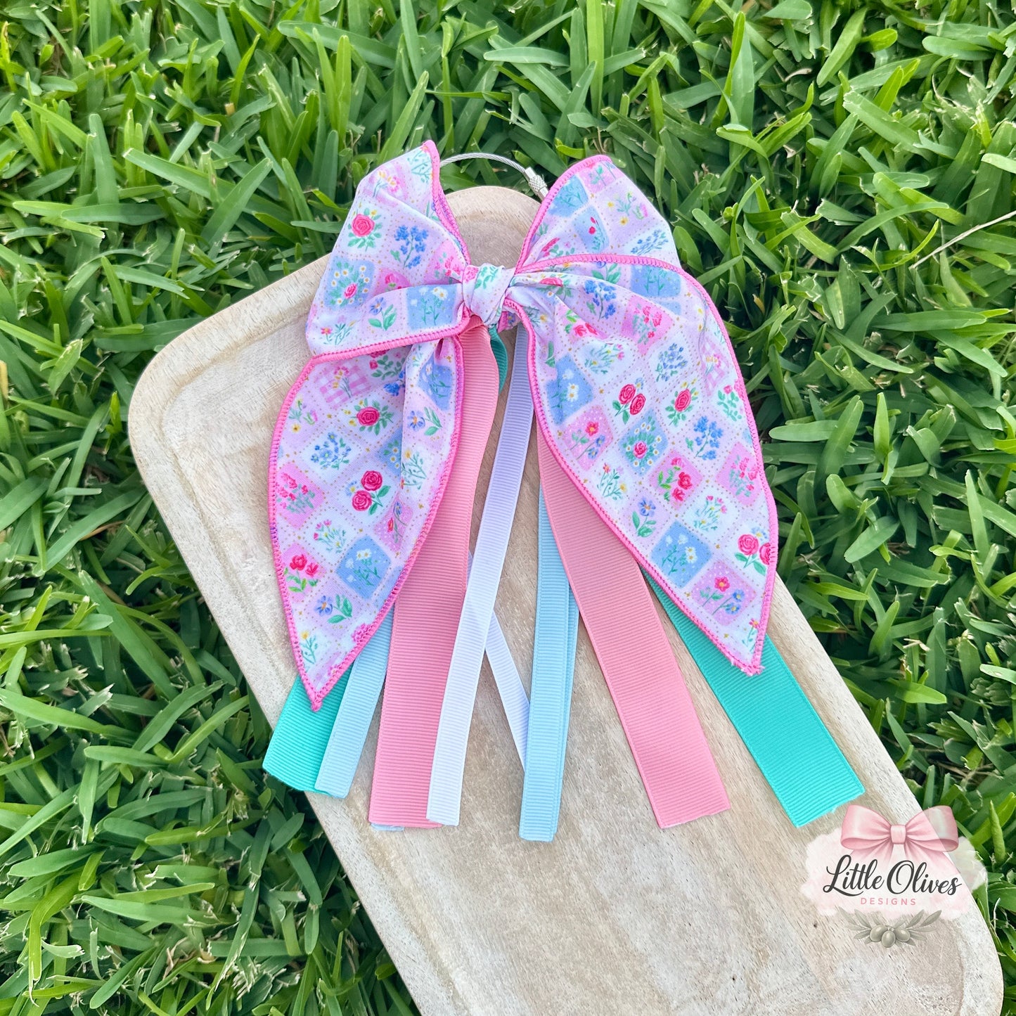 GARDEN PARTY BOW BAG CHARM
