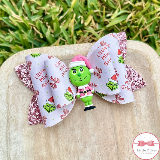 LITTLE MISS G CLAY BOW