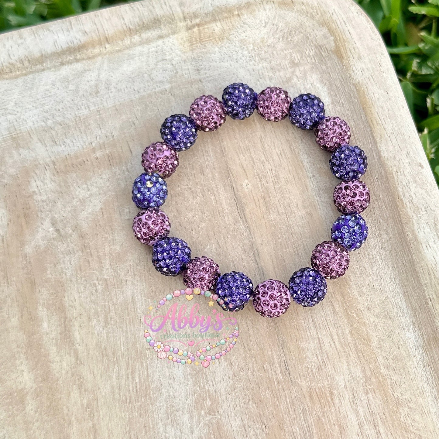 PURPLE DRIP BRACELET