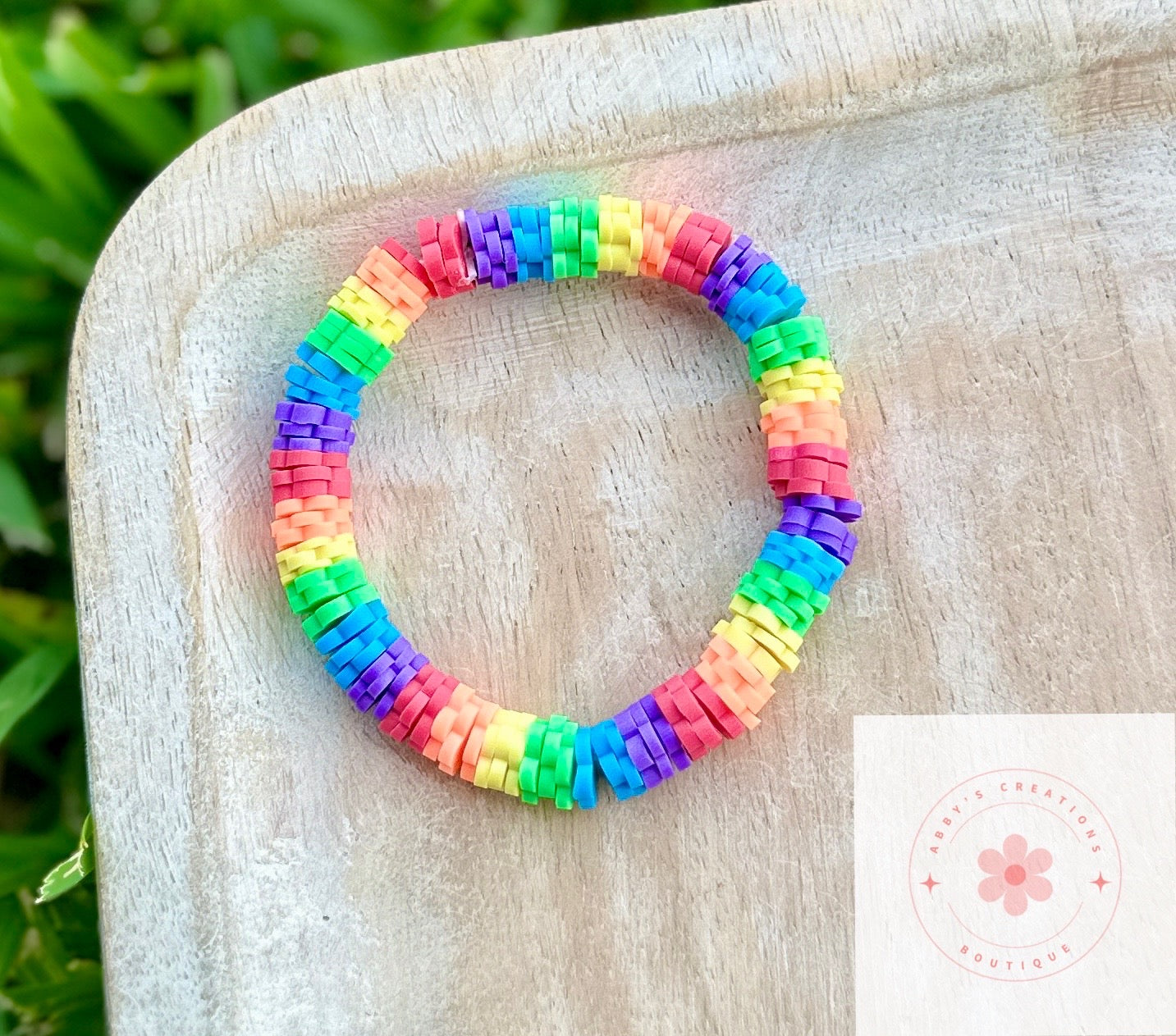 RAINBOW FLOWER BRACELET