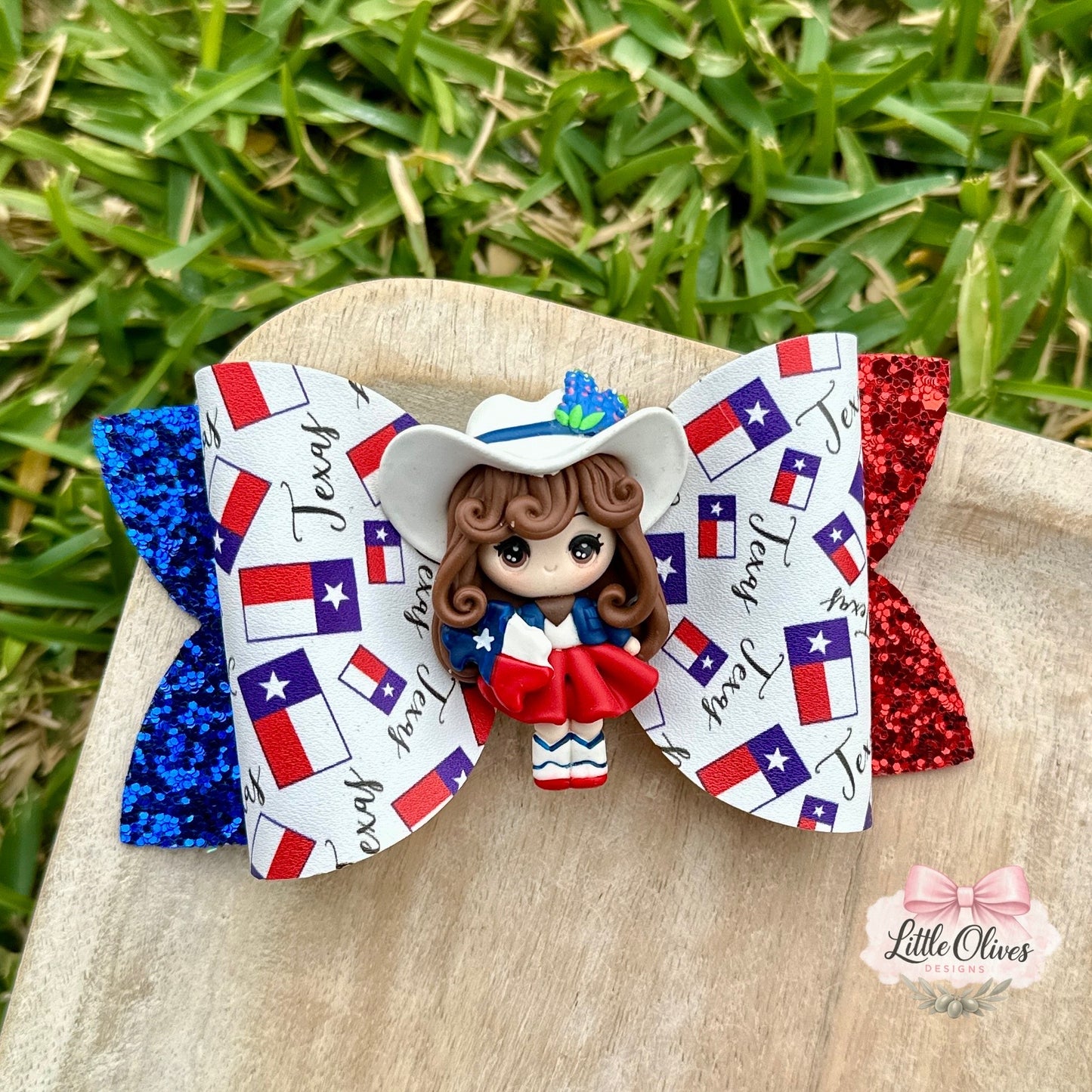 TX COWGIRL CLAY BOW