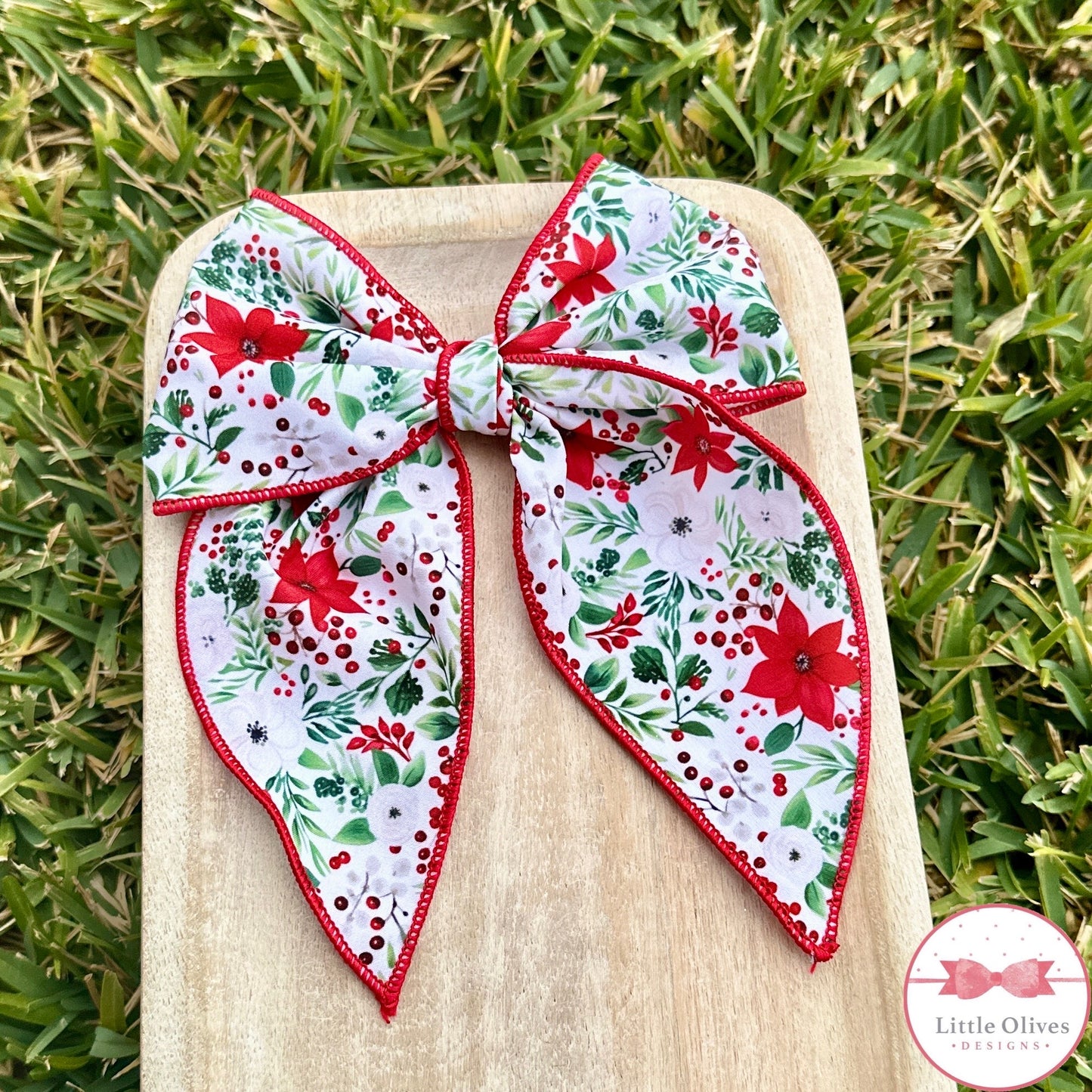 CHRISTMAS FLOWERS SOPHIE BOW