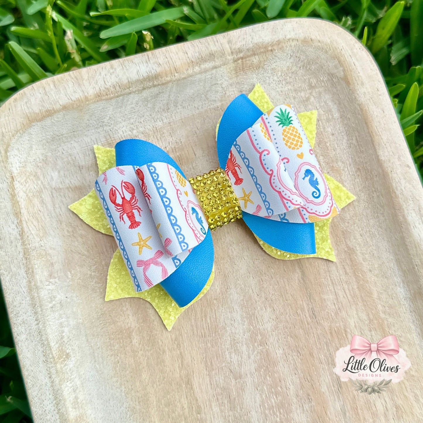 SEASIDE STRIPE BOW