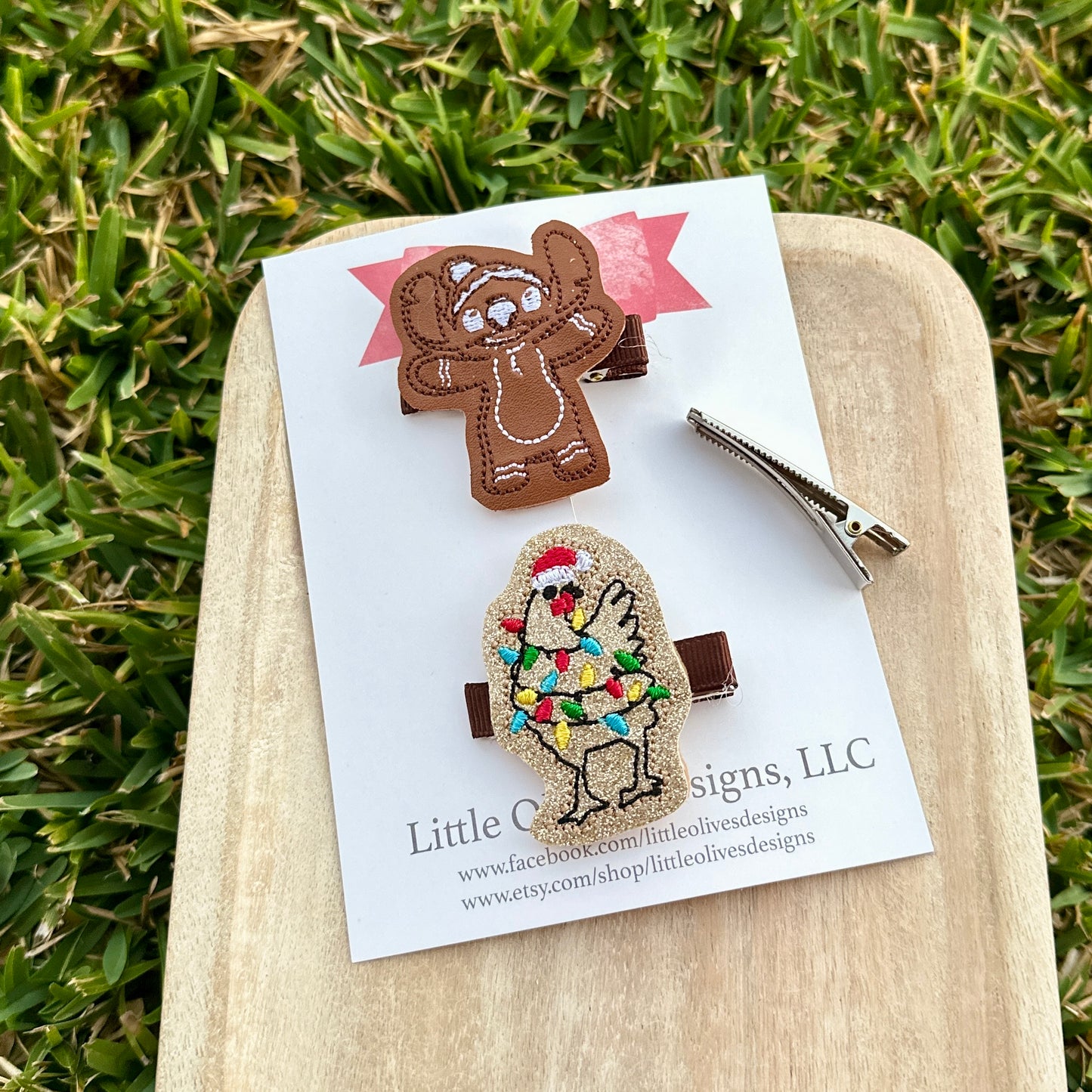 GINGER STITCH OR XMAS CHICKEN CLIP
