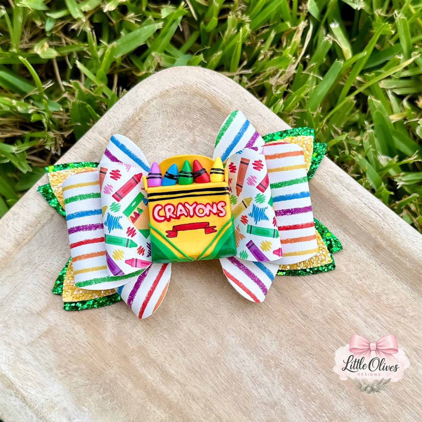 CRAYON CLAY BOW