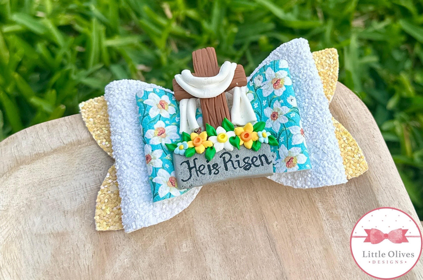 HE IS RISEN CLAY BOW