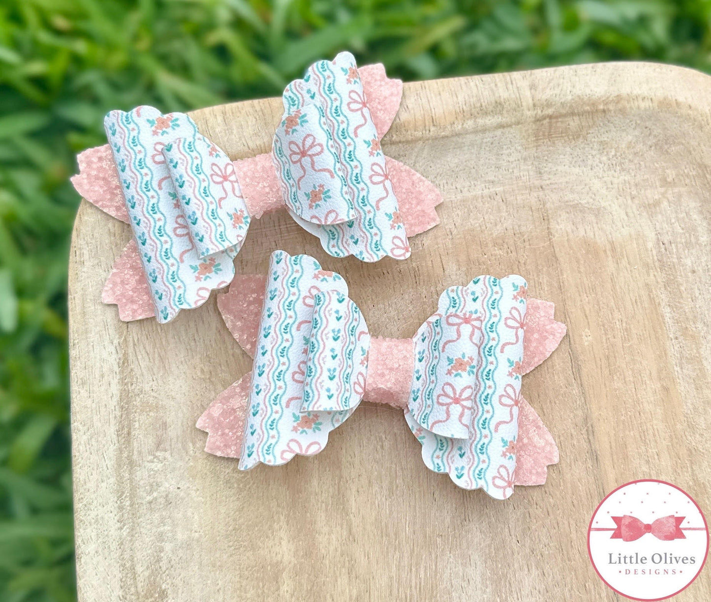 DARLING BOWS PIGGY SET