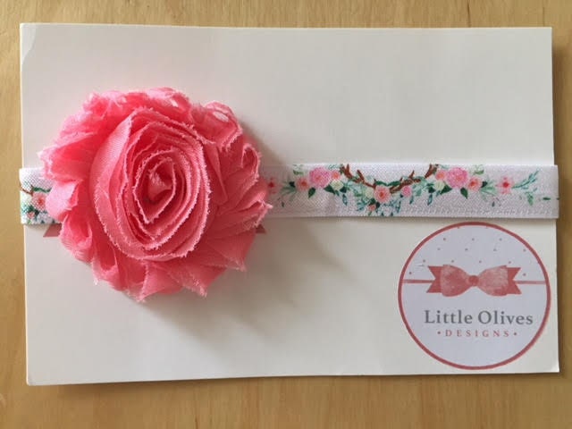 floral antler headband