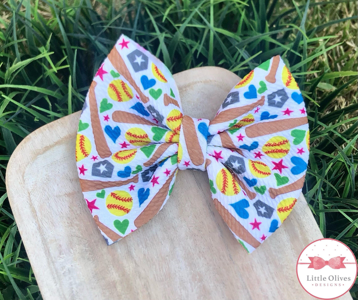 Softball love bow