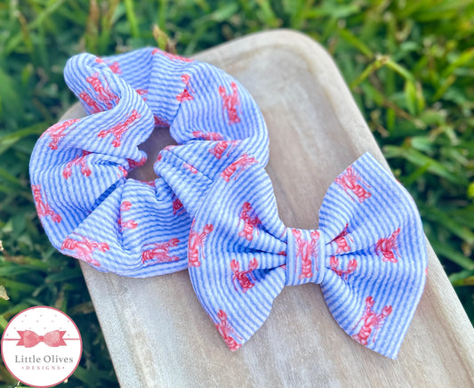 LOBSTER BOW OR SCRUNCHIE