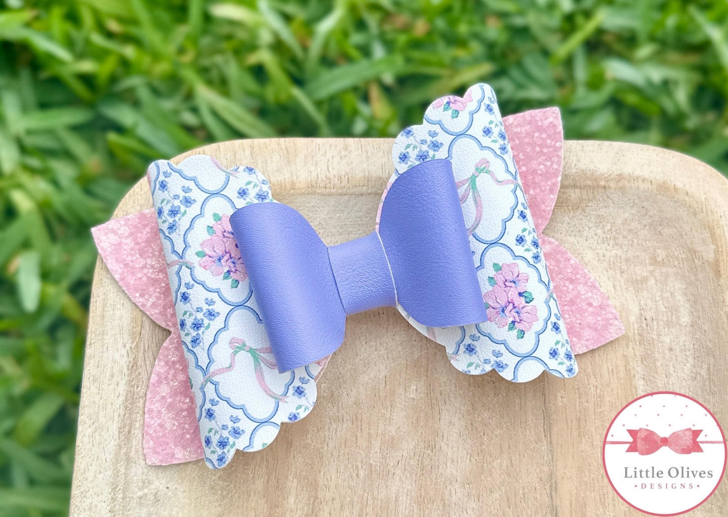 LOLA FLORAL BOW