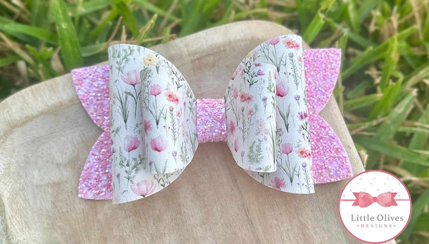 MAIA FLORAL BOW