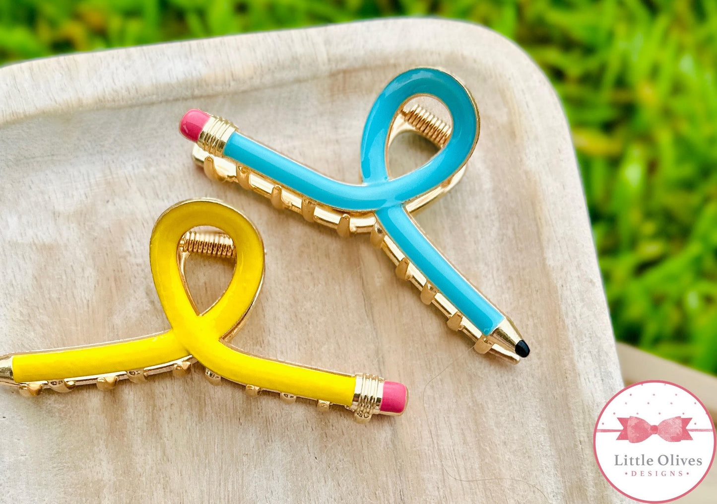 PENCIL CLAW CLIP - METAL