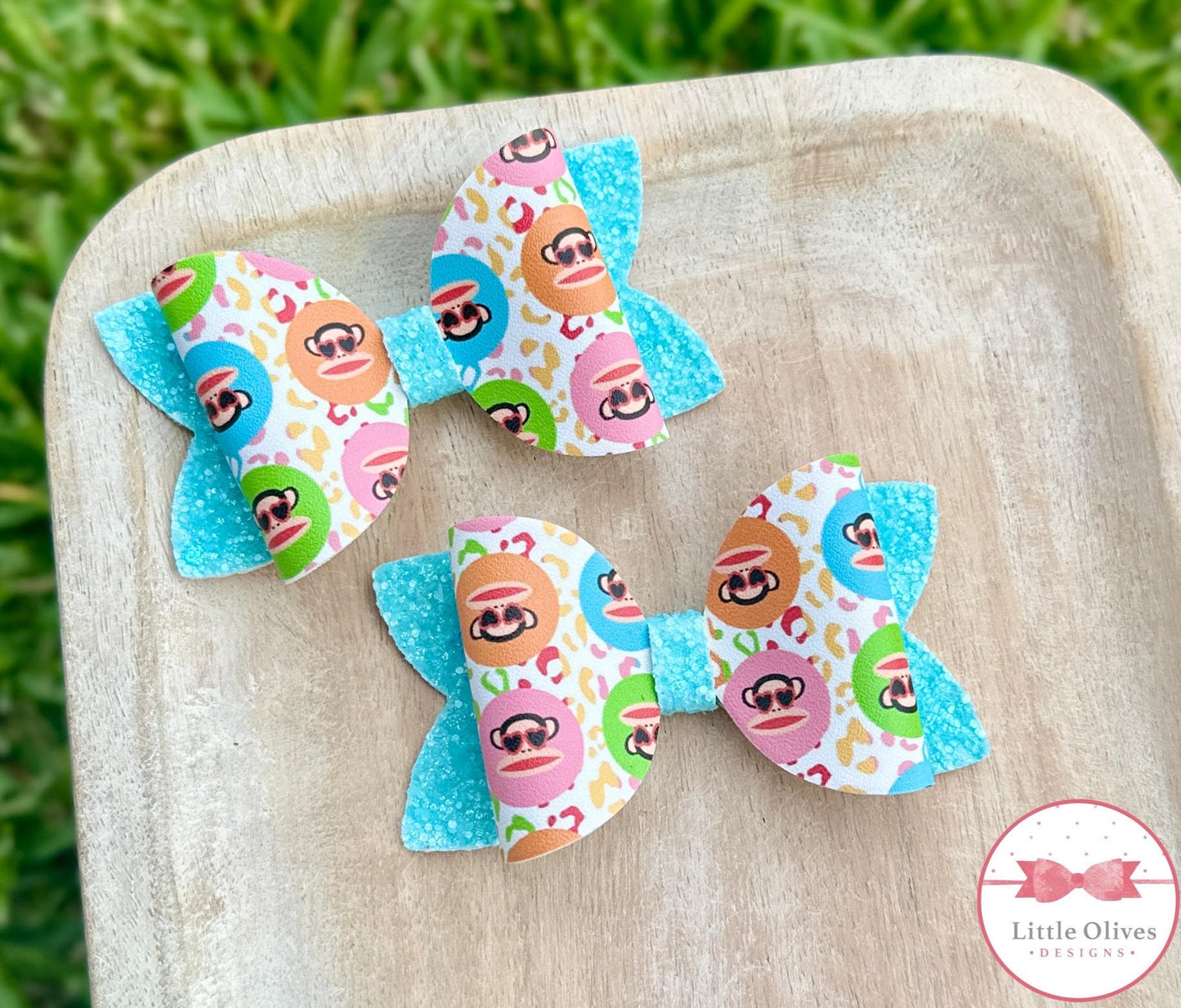 SOCK MONKEY PIGGY SET