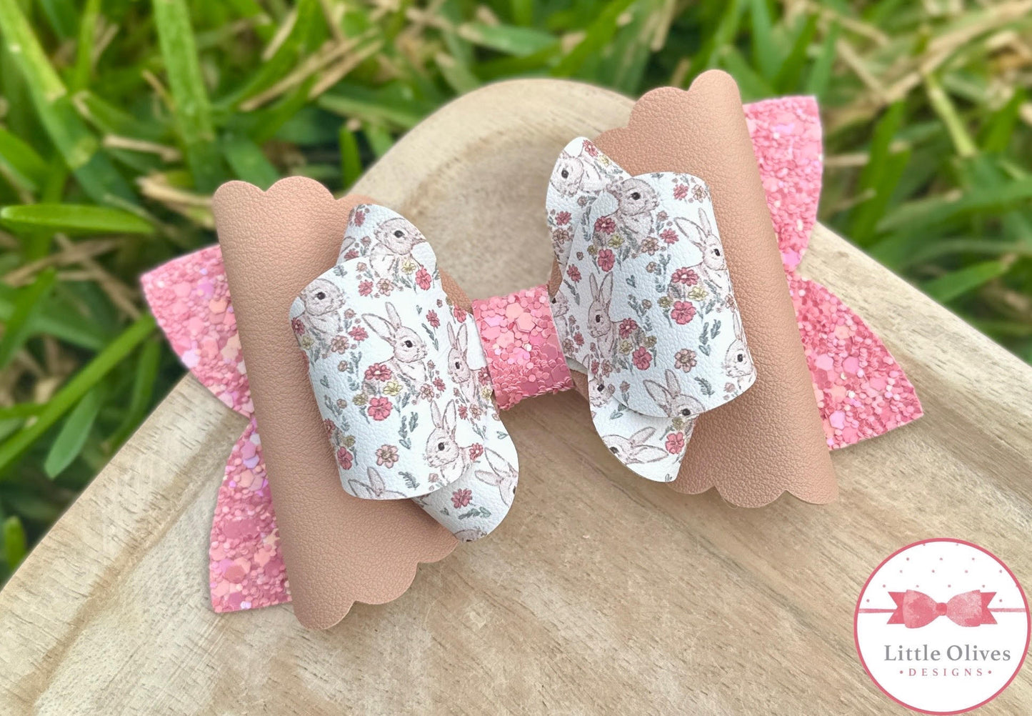 WILDFLOWER BUNNIES BOW