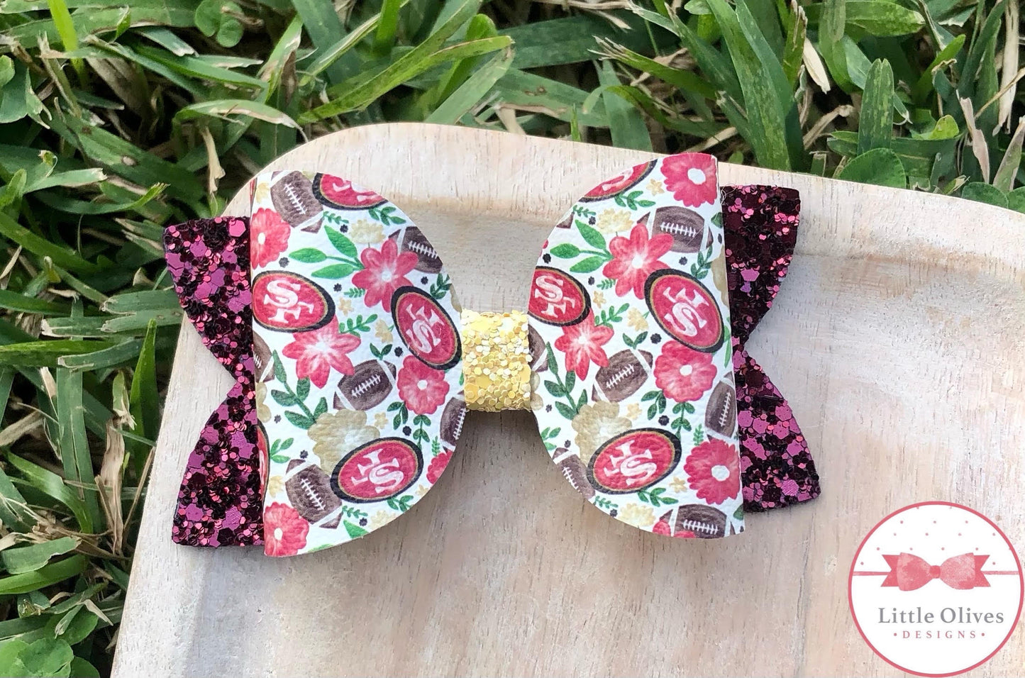 49 TEAM WATERCOLOR BOW