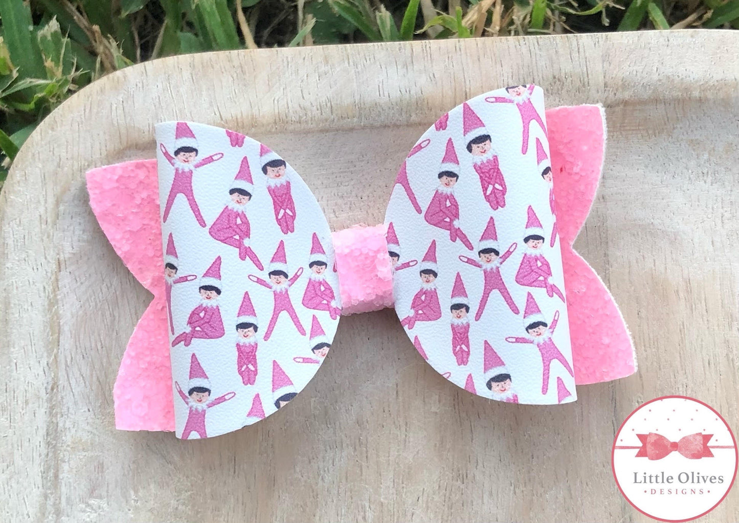 SHELF FRIEND - PINK BOW