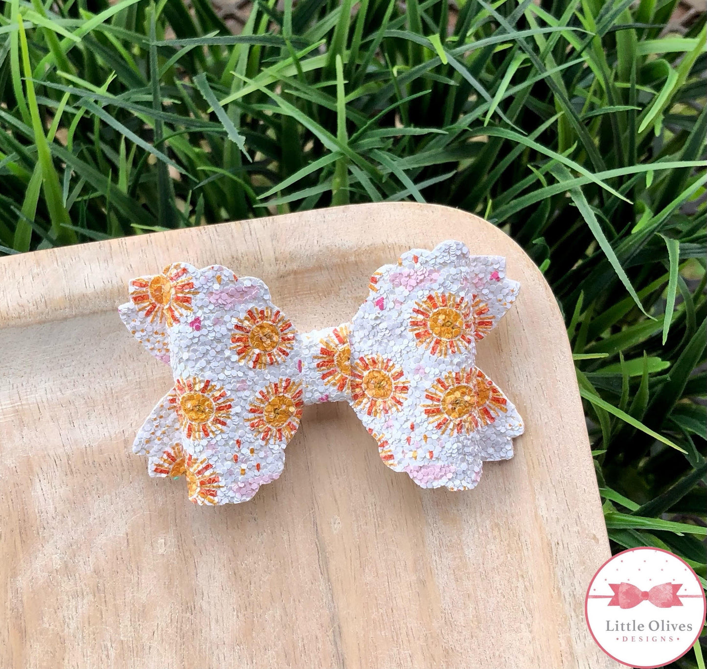SUN GLITTER BOW