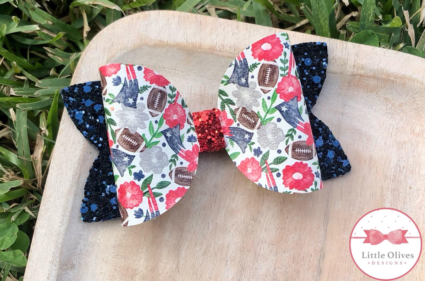 PATRIOT WATERCOLOR BOW