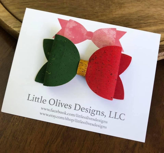 PORTUGAL FLAG CORK BOW - SINGLE