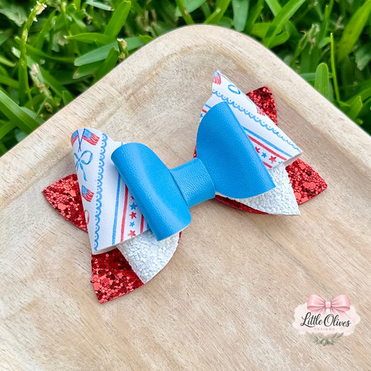 STARS STRIPES & BOWS BOW