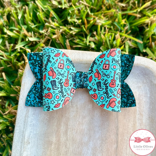 TS MINT SHOWGIRL BOW