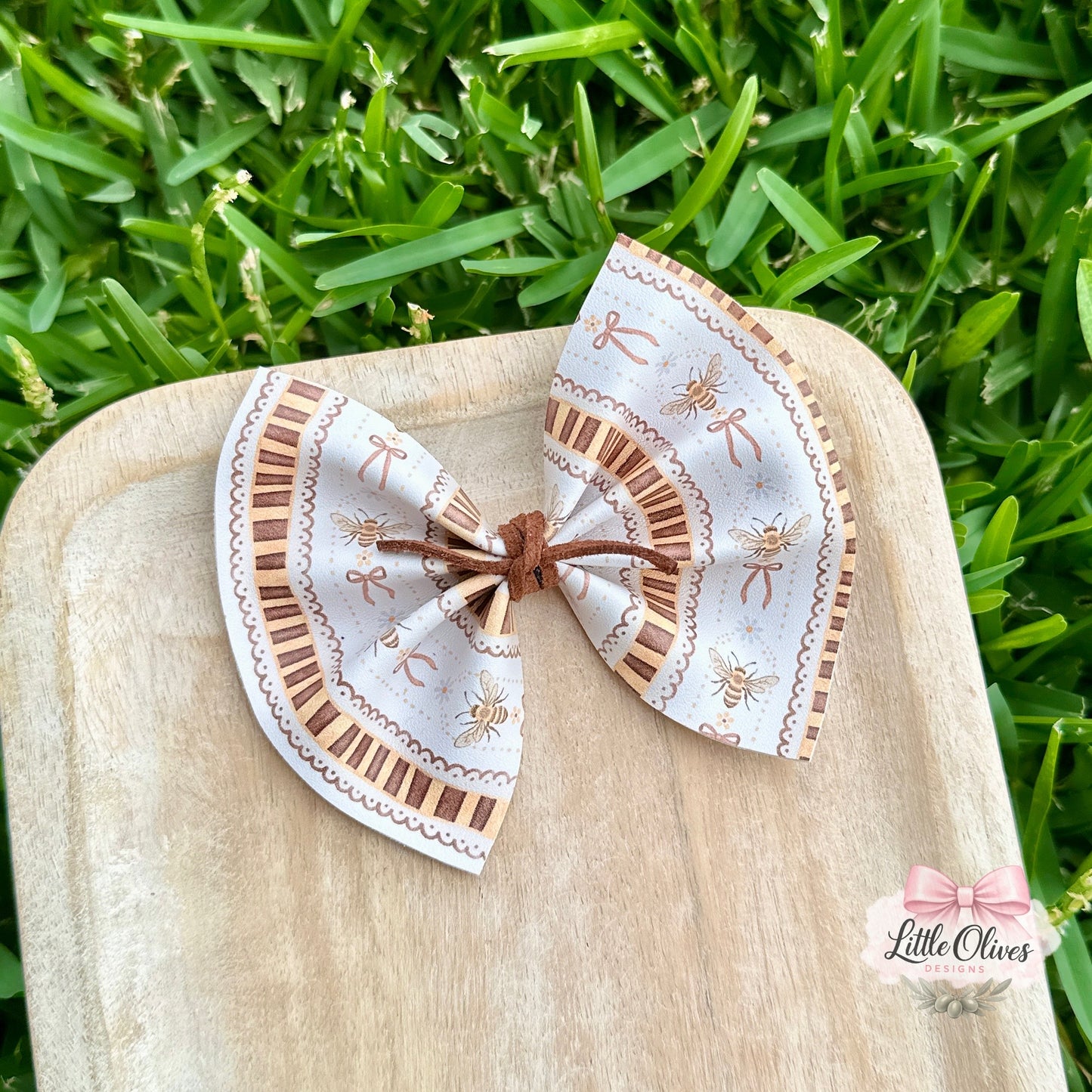 HONEY BEE STRIPE BOW