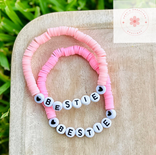 BESTIE PINK BRACELET SET