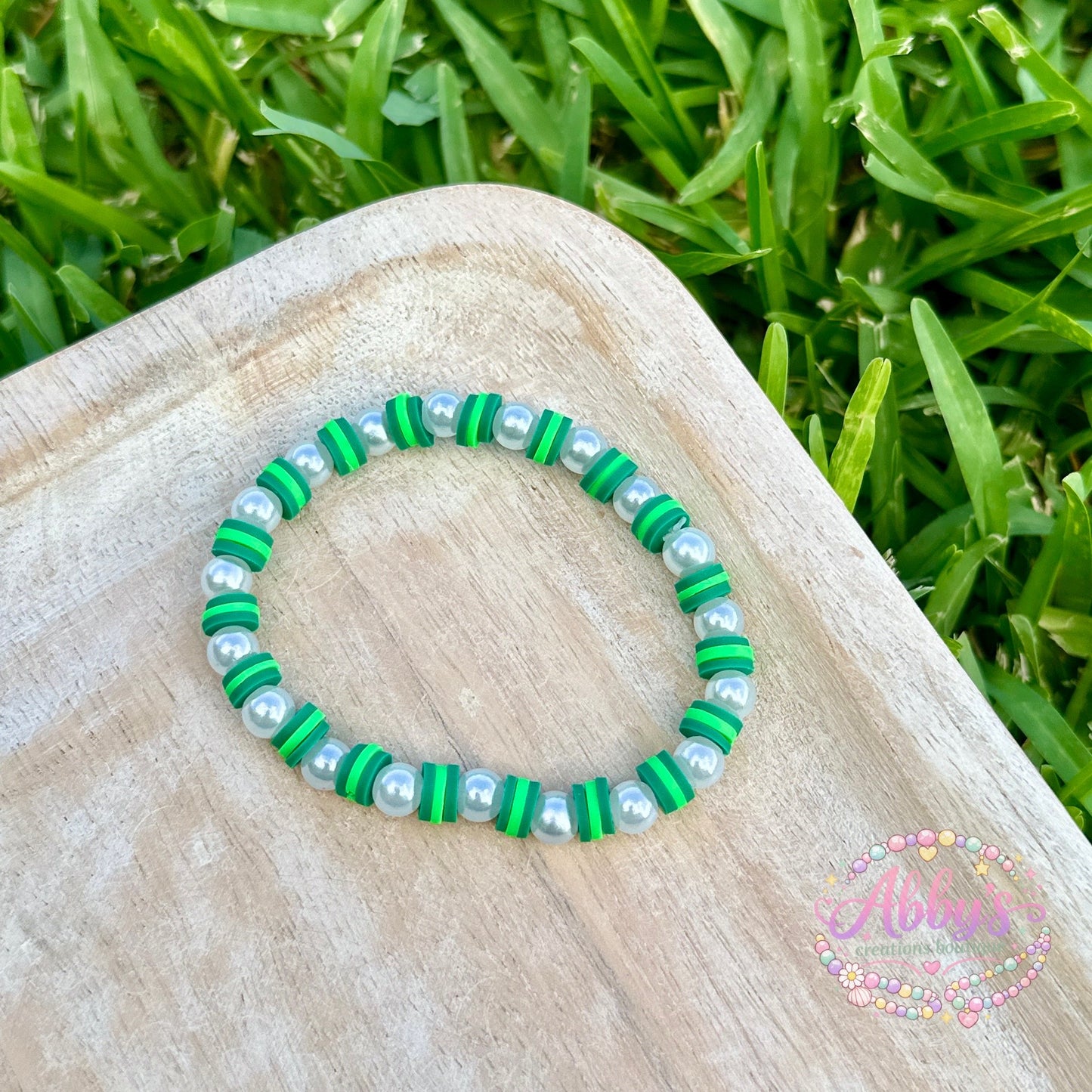 GREEN PEARL BRACELET