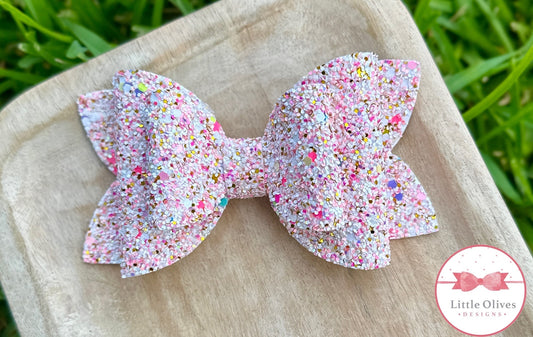 SUMMER GLITTER BOW