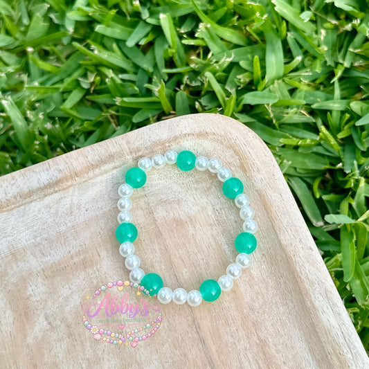 GREEN PEARL BRACELET