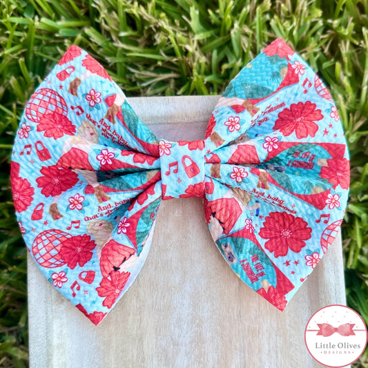 TS LIFE OF A SHOWGIRL BOW (green)