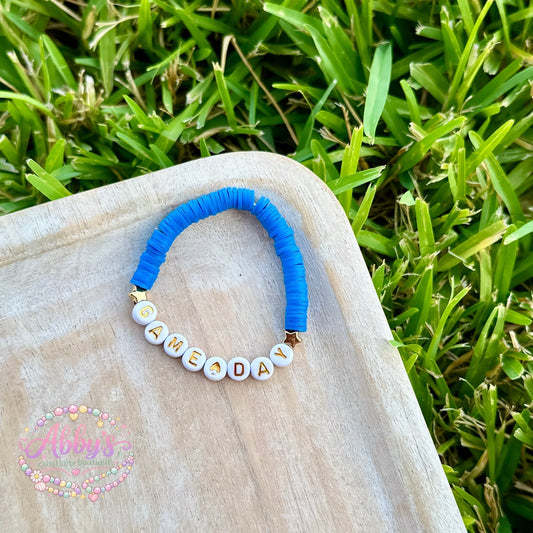 GAME DAY BLUE BRACELET