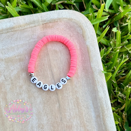 EAGLES HOT PINK BRACELET