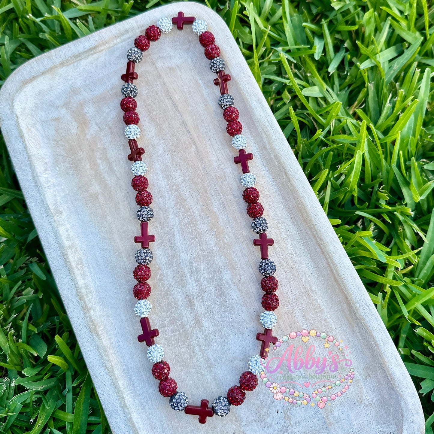 BURGUNDY CROSS DRIP