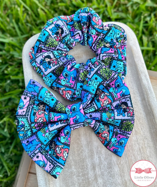 STITCH FRAMES BOW OR SCRUNCHIE