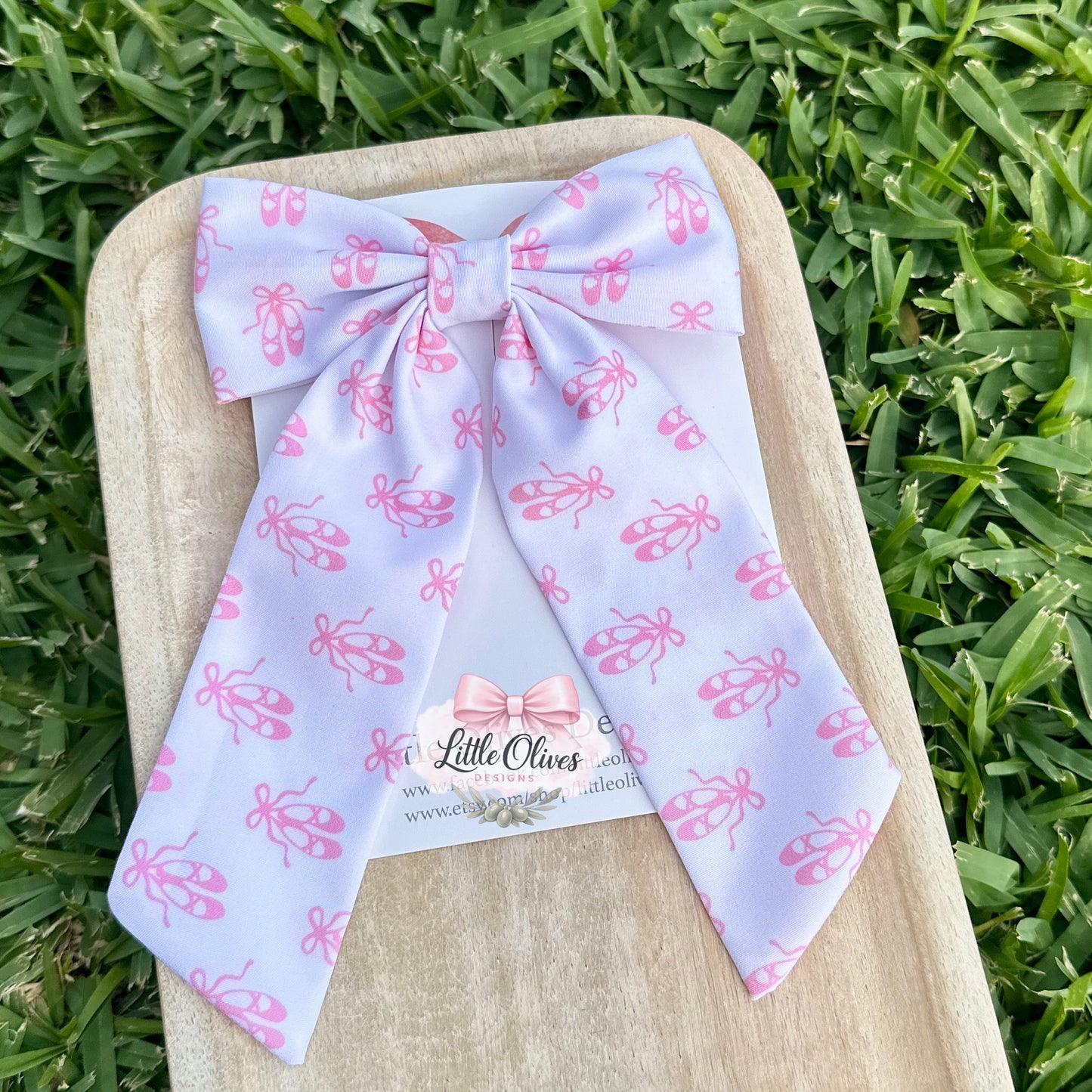 BALLET SHOES LONG SOPHIE BOW