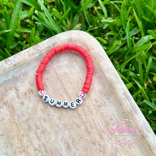 RED SUMMER BRACELET