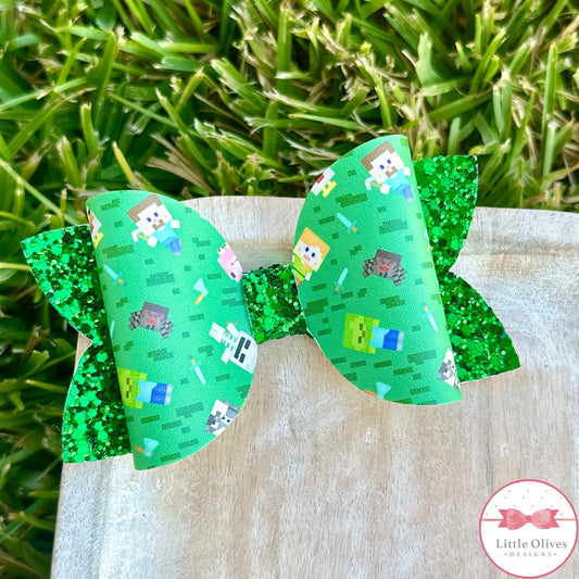 MINE CRAFT GREEN BOW