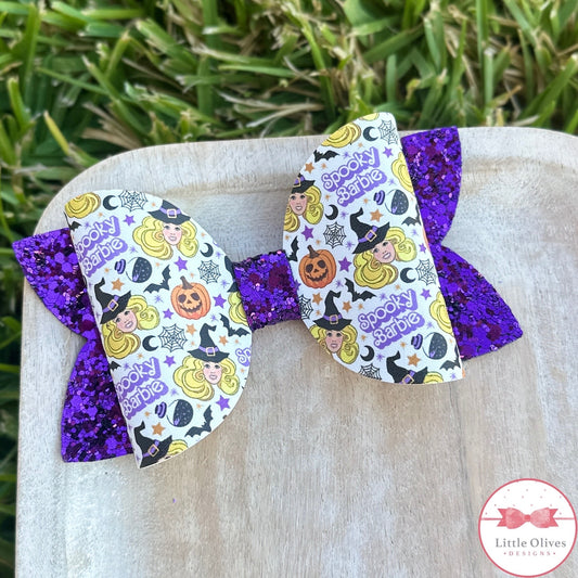 SPOOKY BARBIE BOW