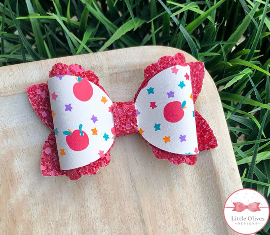 APPLES & STARS COCO BOW