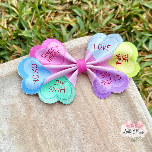 CONVO HEARTS PINCH BOW