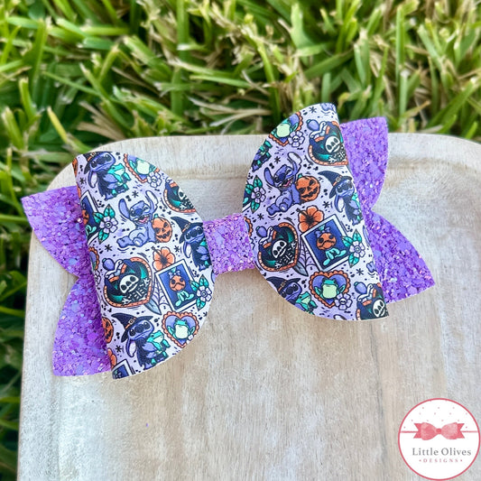 SCARY STITCH BOW