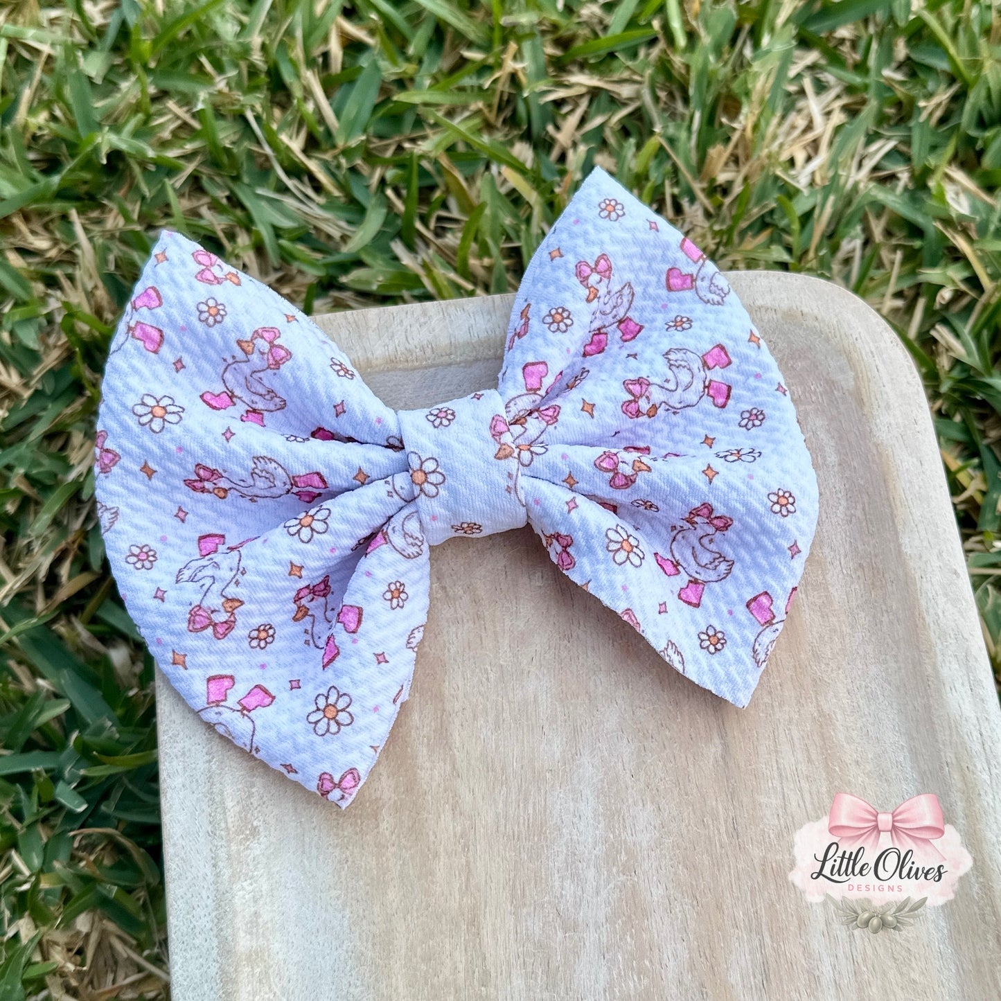 PINKNSILLY GOOSE BOW