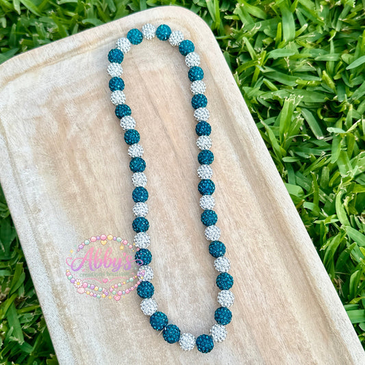 TEAL& WHITE DRIP