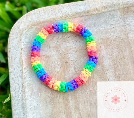 RAINBOW FLOWER BRACELET