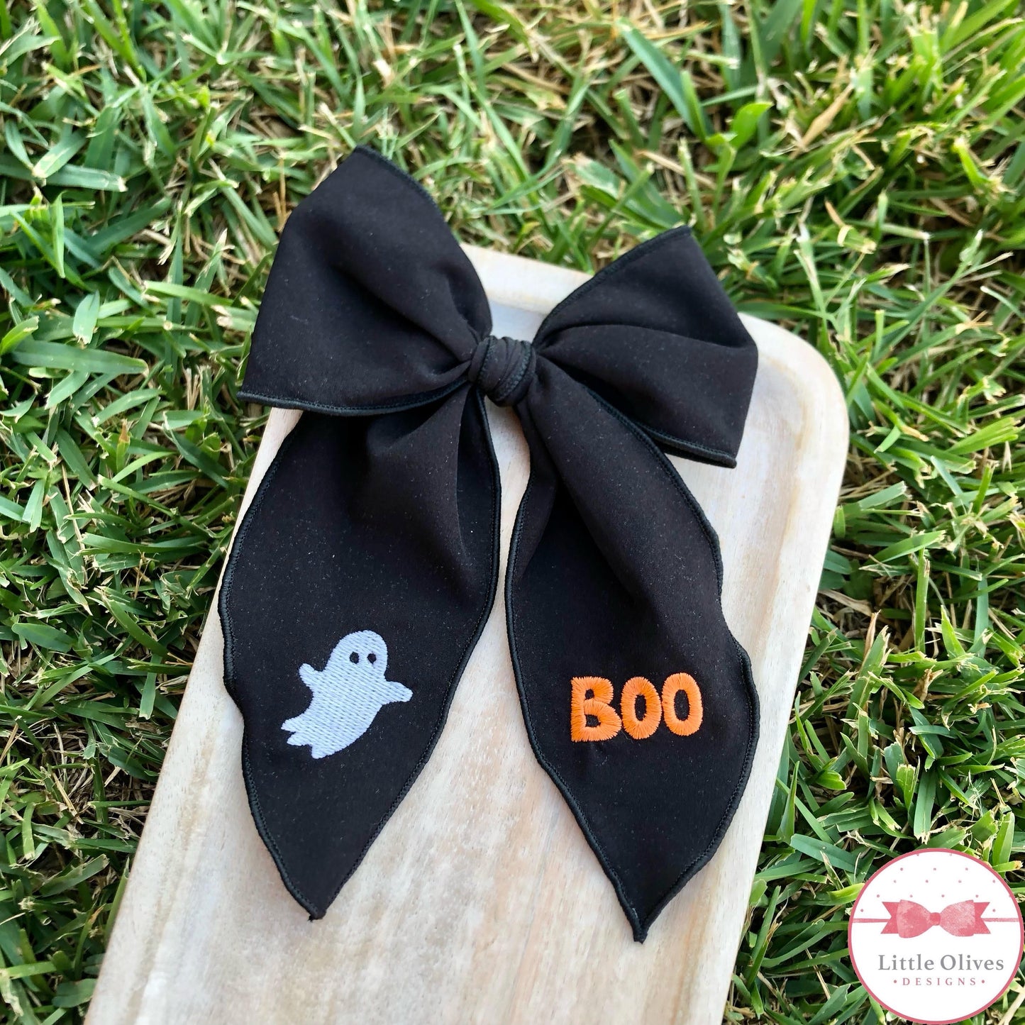 BOO HAND TIED BOW